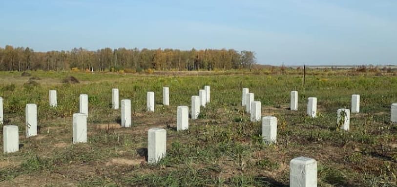 Фундамент на забивных ЖБ сваях