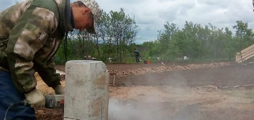 Фундамент на забивных ЖБ сваях